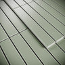 Baton Mosaic Soft Pear Green Matte Porcelain Mosaic Tile Sample