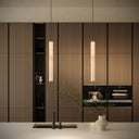 Luminosa Alabaster LED Pendant Light Brushed Gold 600mm