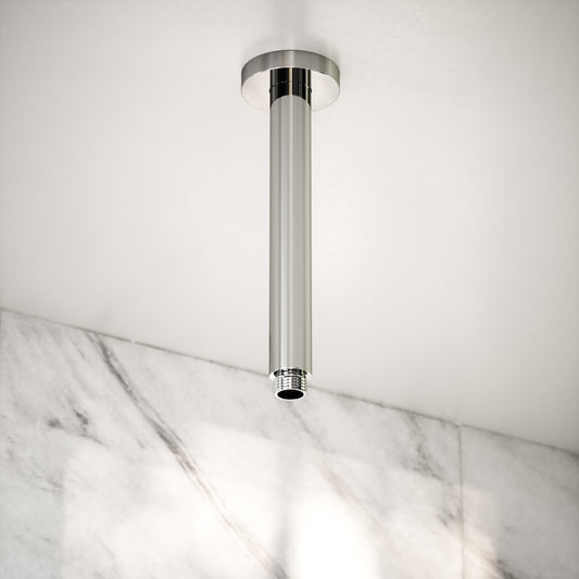 Luxe Chrome Ceiling Mount Shower Arm 200mm
