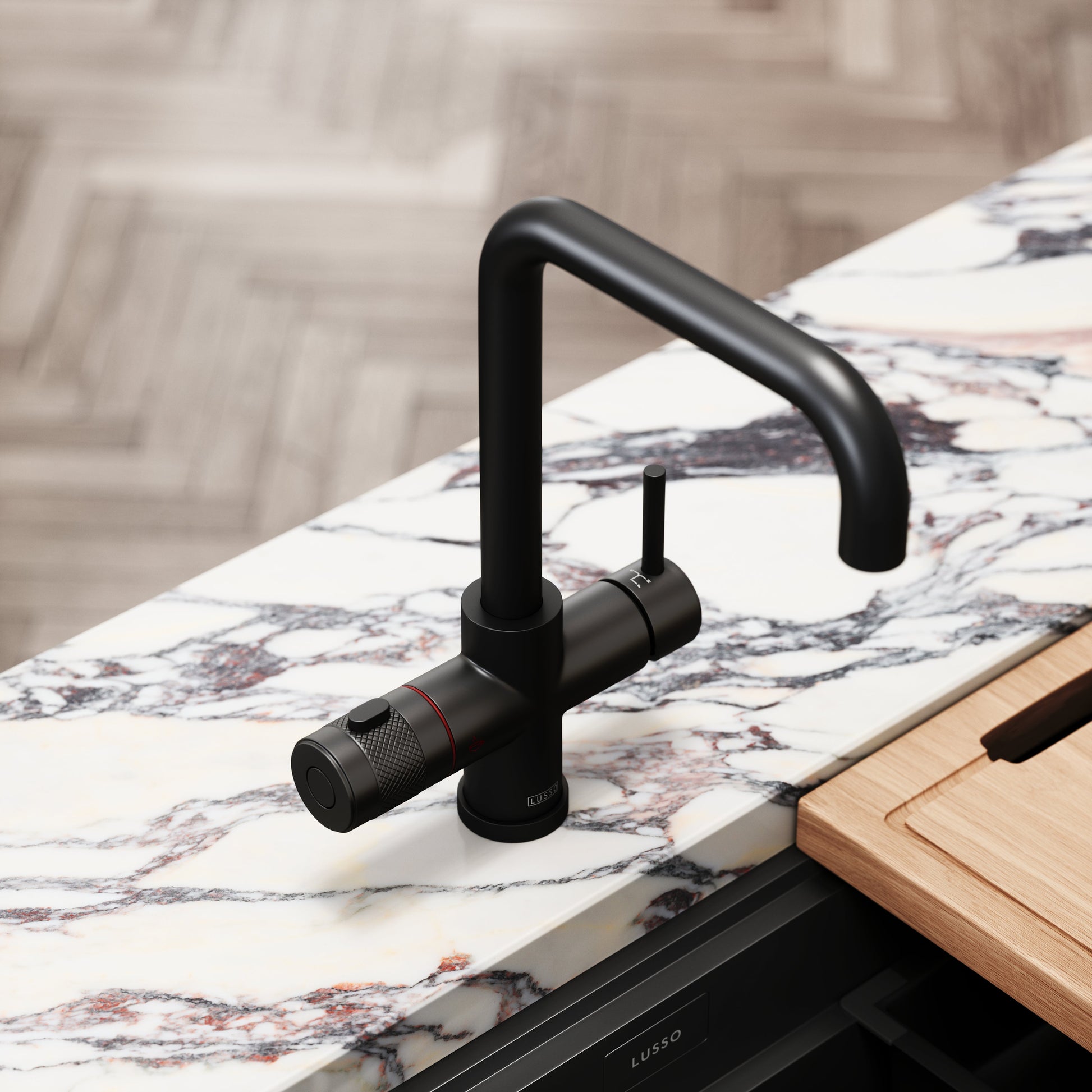 Filtrata 101 Matte Black 4 in 1 Boiling Water Tap