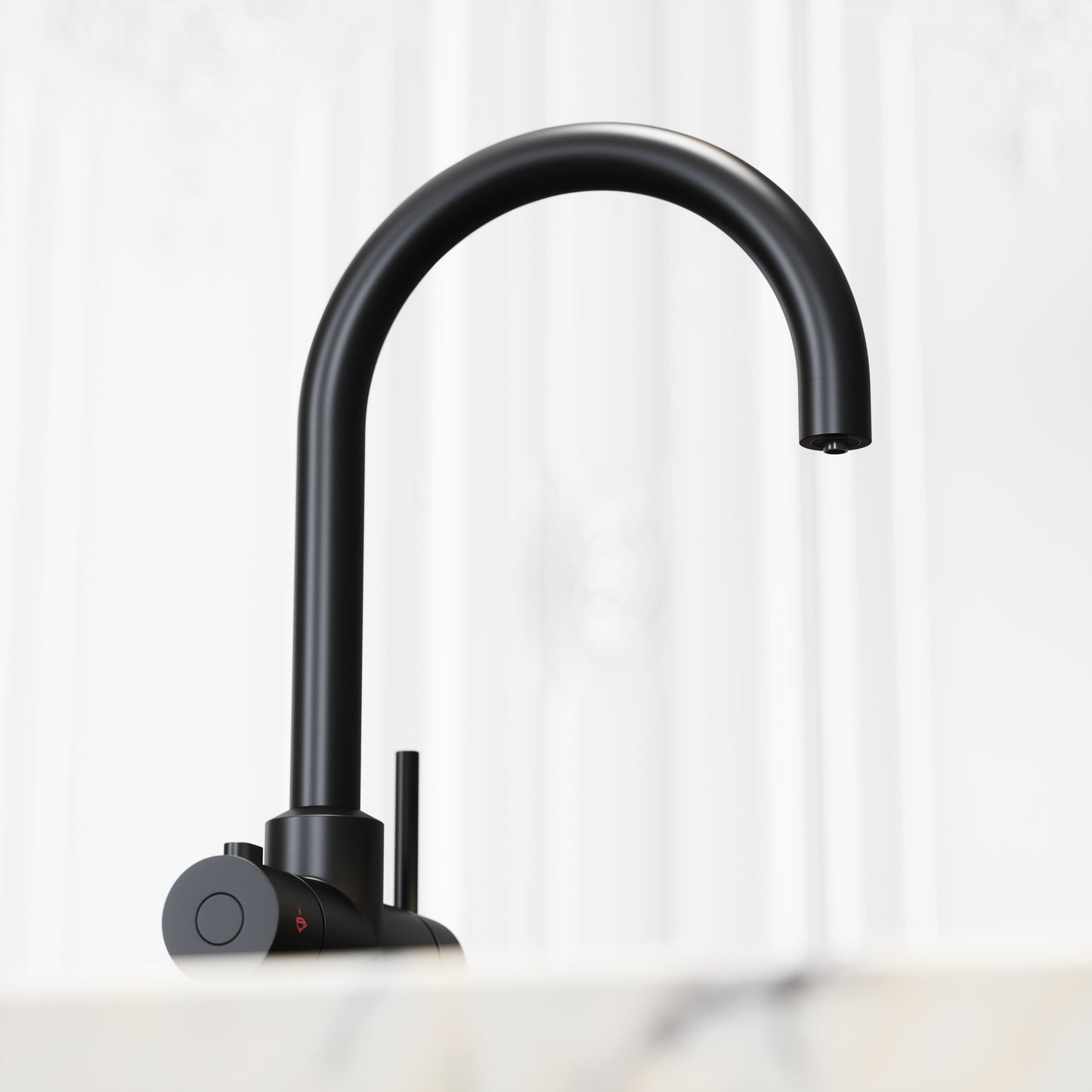 Filtrata Matte Black 4 in 1 Boiling Water Tap