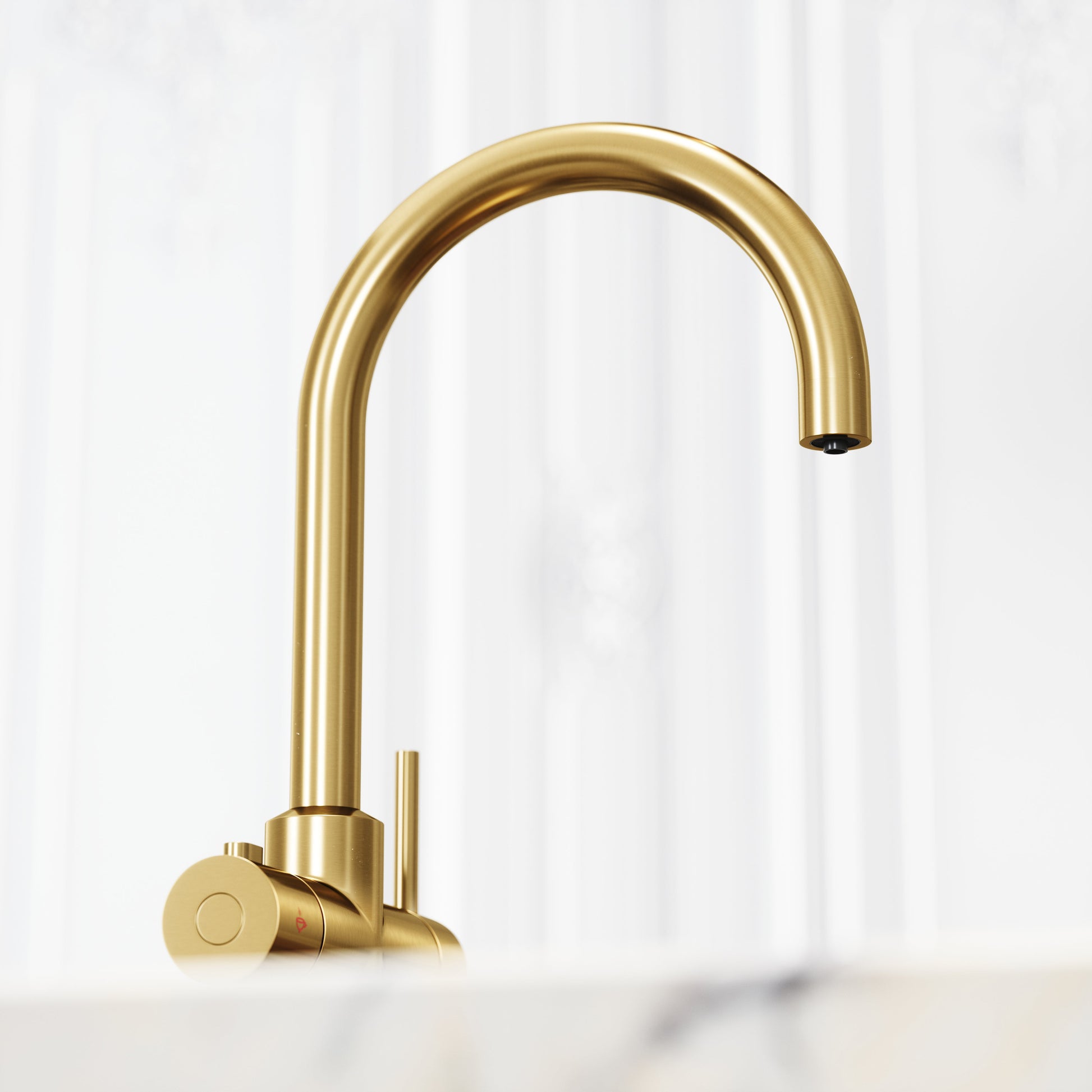 Filtrata Brushed Gold 4 in 1 Boiling Water Kitchen Tap
