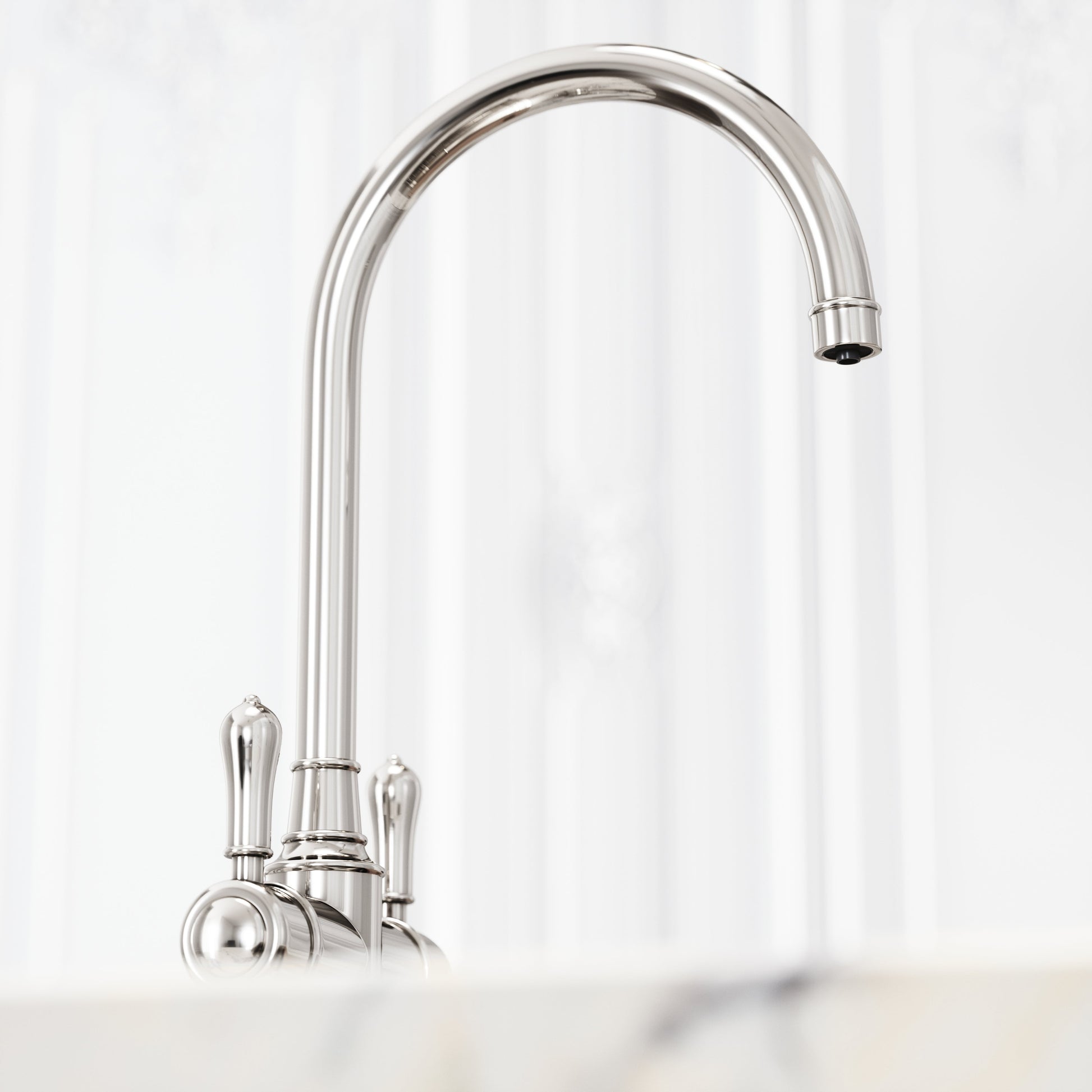 Filtrata Clarence Polished Nickel 4 in 1 Traditional Boiling Water Tap