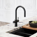 Filtrata Filtro Matte Black 4 in 1 Pull-out Boiling Water Tap