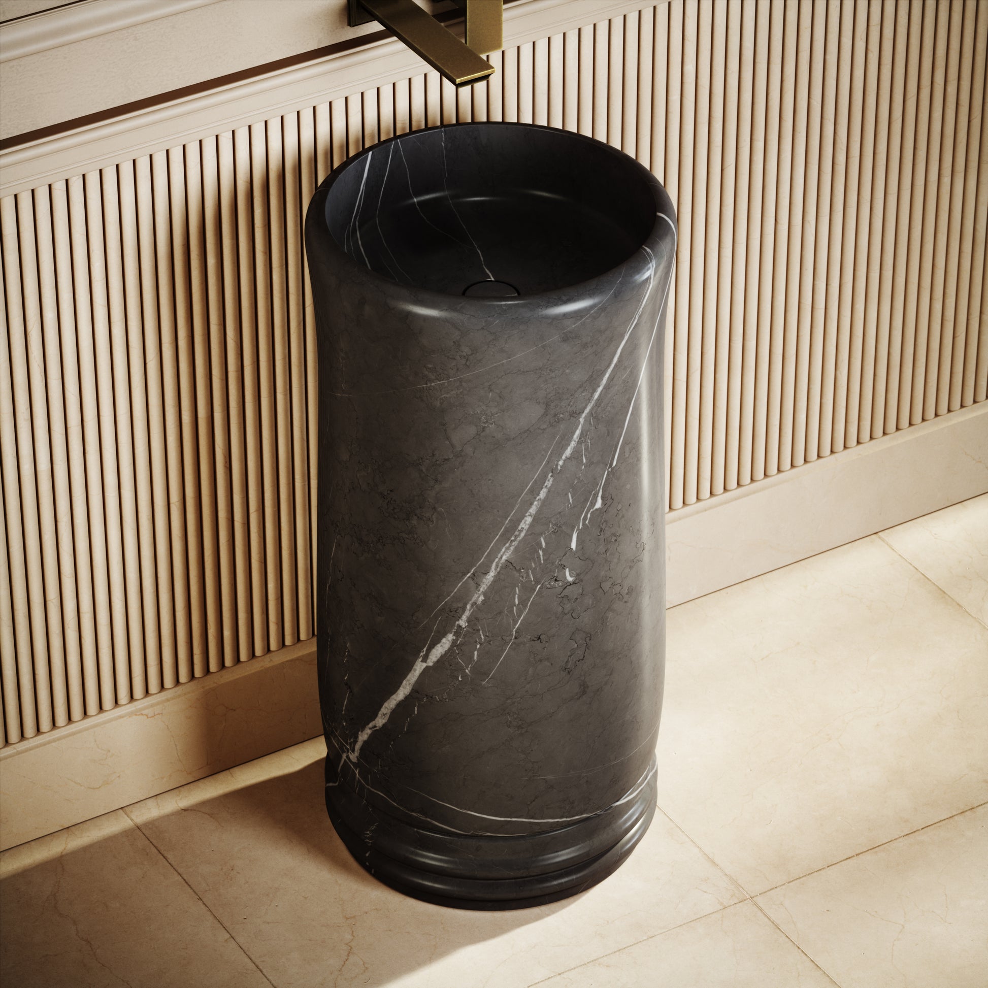 Grandeur Pietra Grey Marble Freestanding Basin 400mm