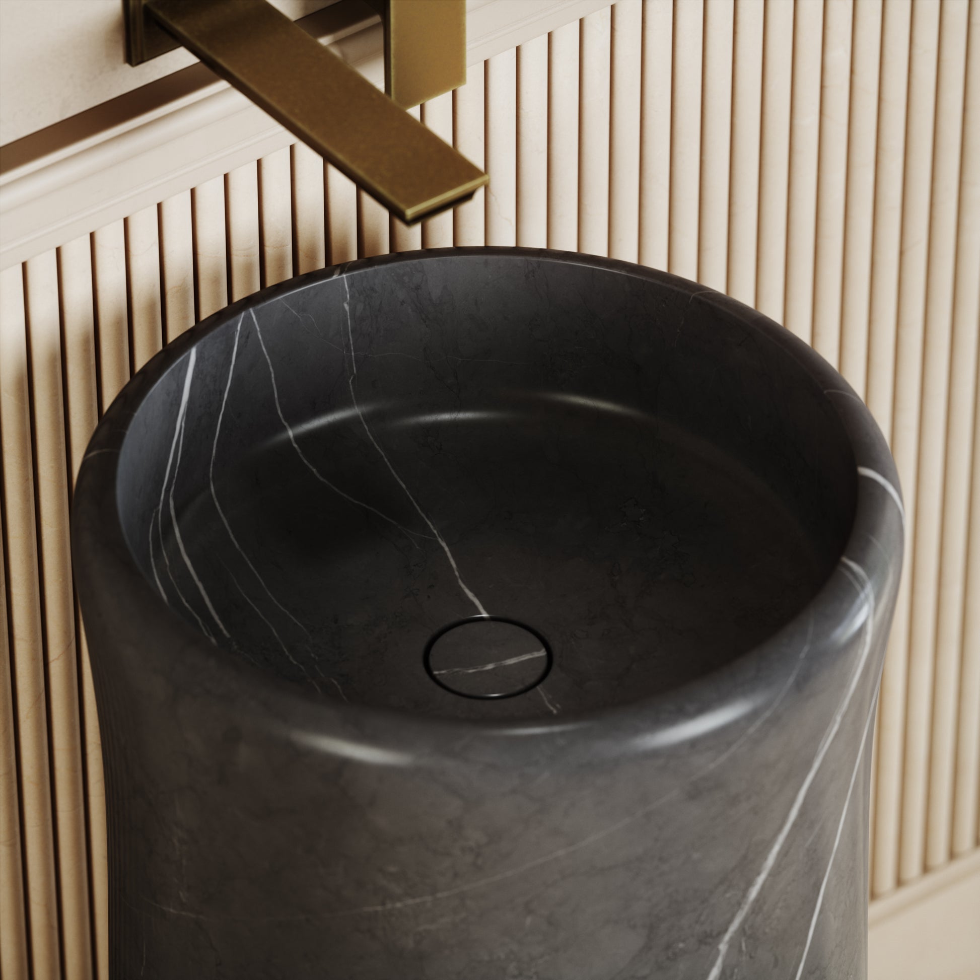 Grandeur Pietra Grey Marble Freestanding Basin 400mm