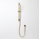 Luxe Shower Riser Rail Kit Brushed Gold - No Valve