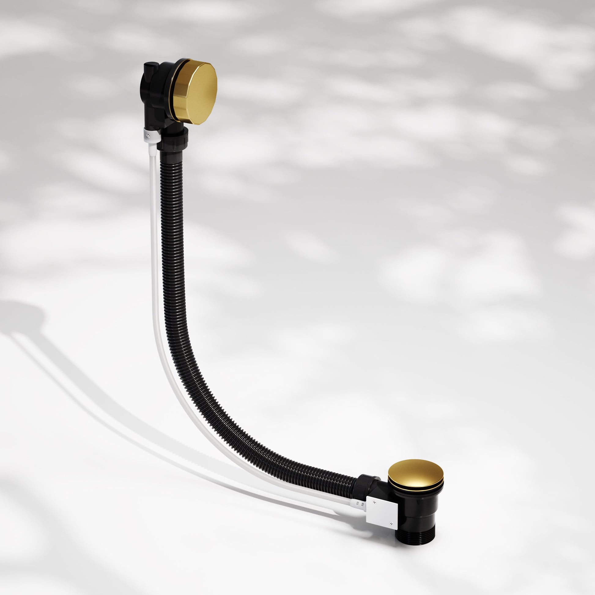 Luxe Brushed Gold Pop Up Bath Waste with Overflow