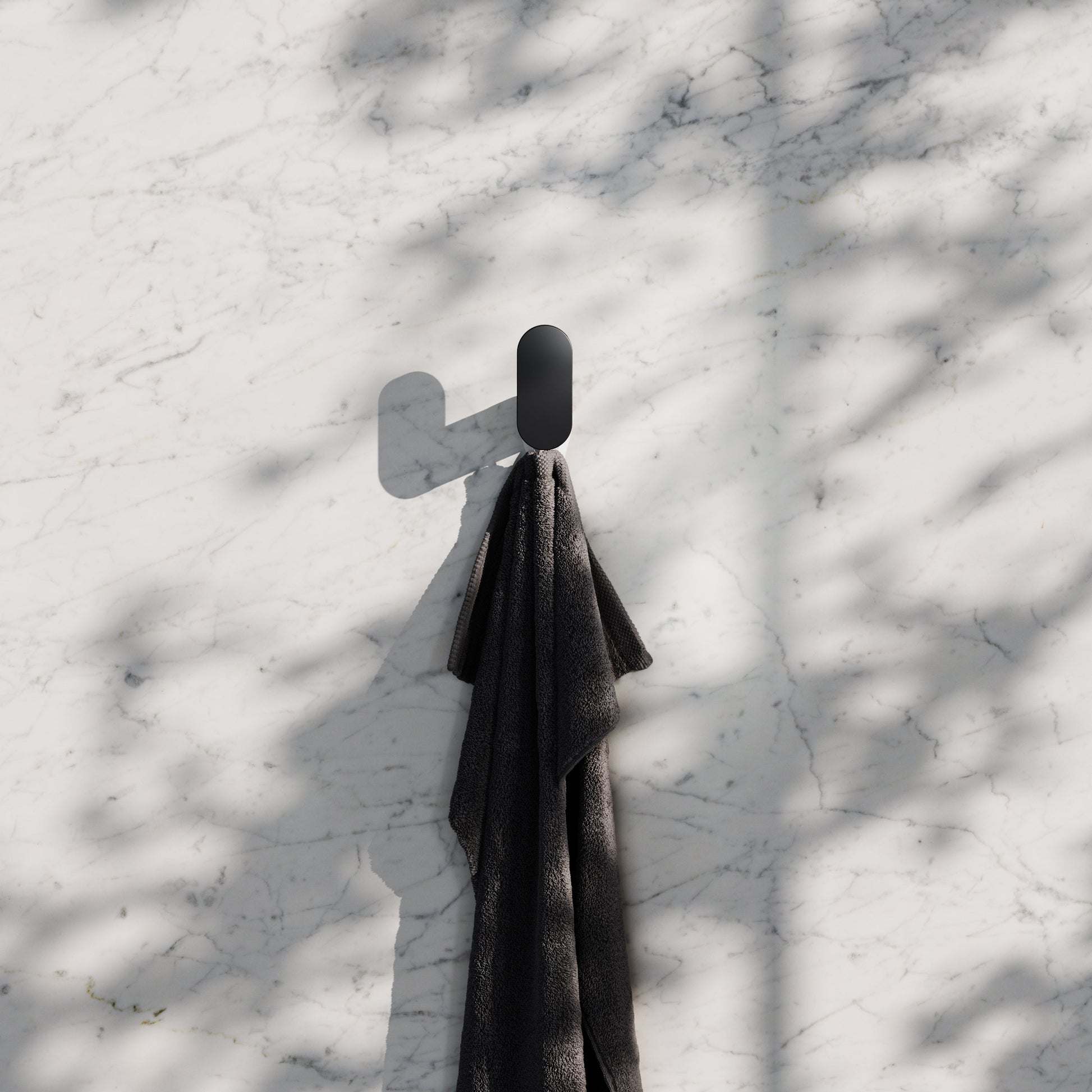 Luxe Matte Black Robe Towel Hook