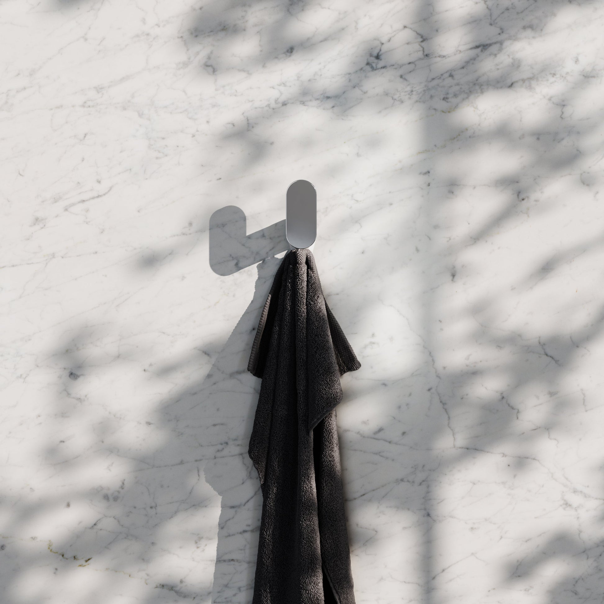 Luxe Chrome Robe Towel Hook