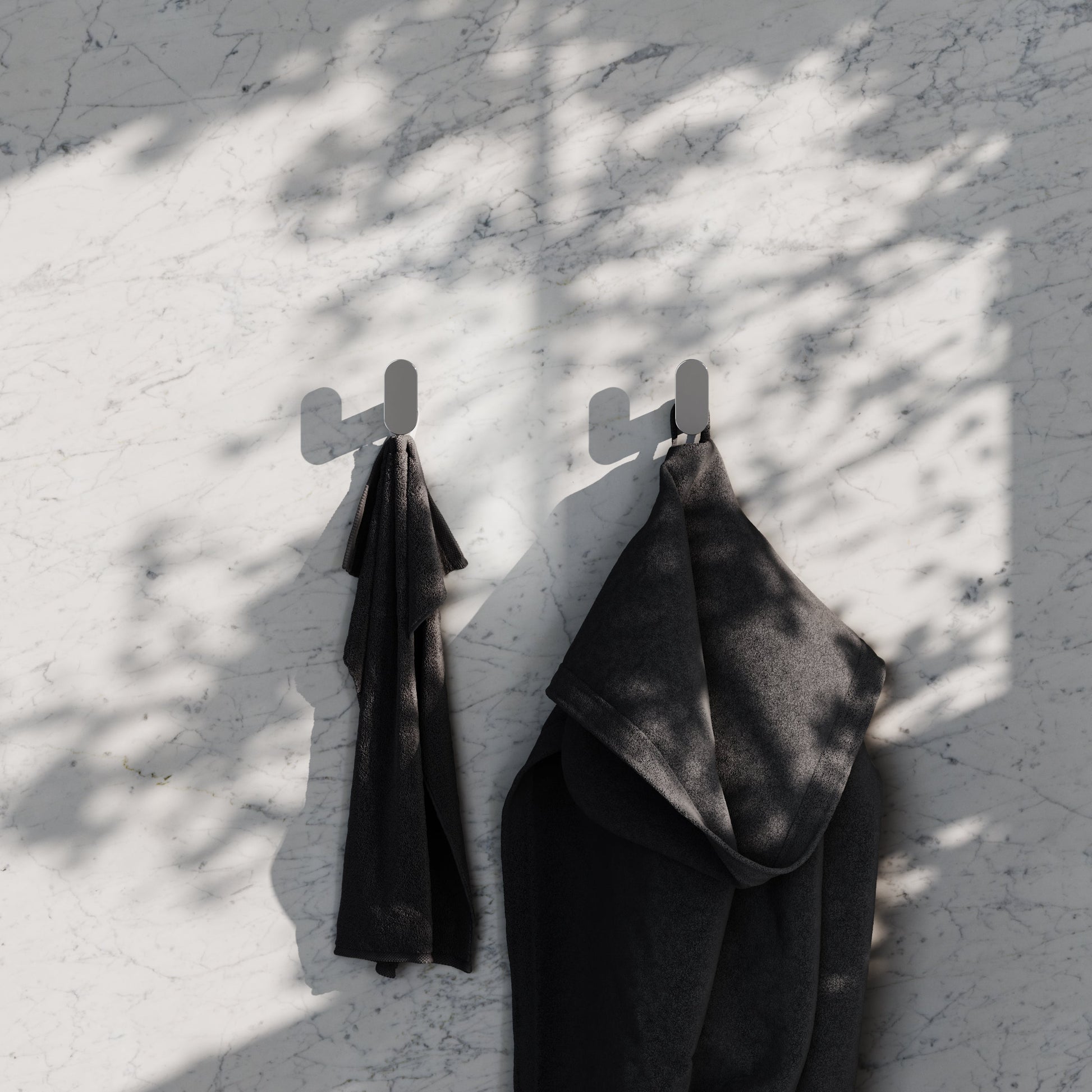 Luxe Chrome Robe Towel Hook