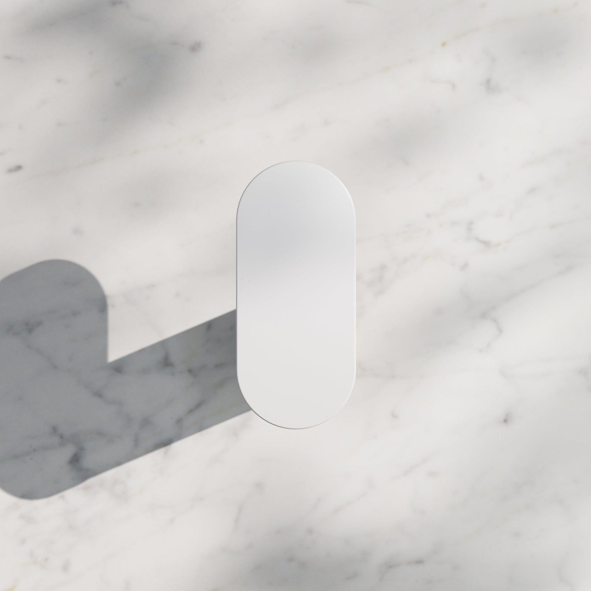 Luxe Silk Matte White Robe Towel Hook