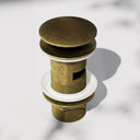 Luxe Aged Bronze Slotted Click Clack Basin Waste