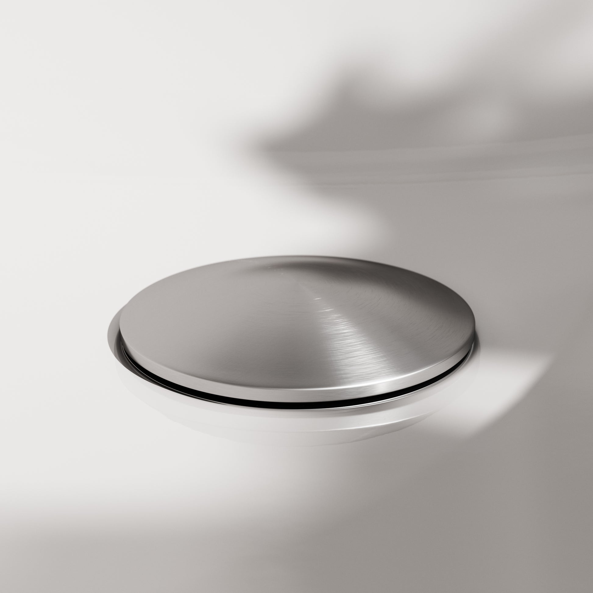 Luxe Brushed Stainless Slotted Click Clack Basin Waste