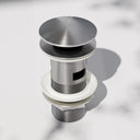 Luxe Brushed Stainless Slotted Click Clack Basin Waste