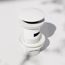 Luxe White Slotted Click Clack Basin Waste