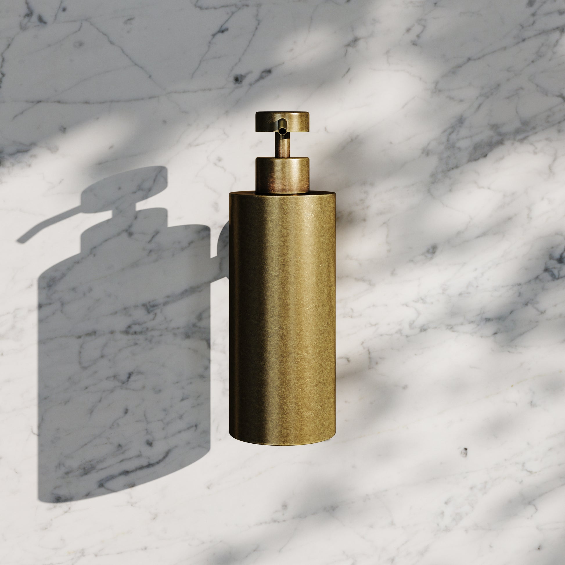 Luxe Aged Bronze Wall Mounted Soap Dispenser