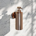 Luxe Rose Gold Wall Mounted Soap Dispenser
