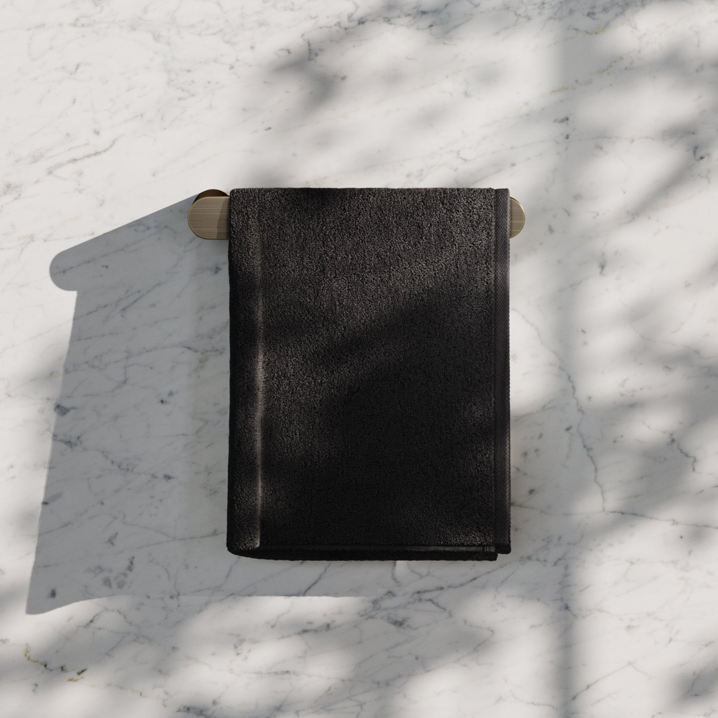 Luxe Brushed Bronze Towel Bar 220mm