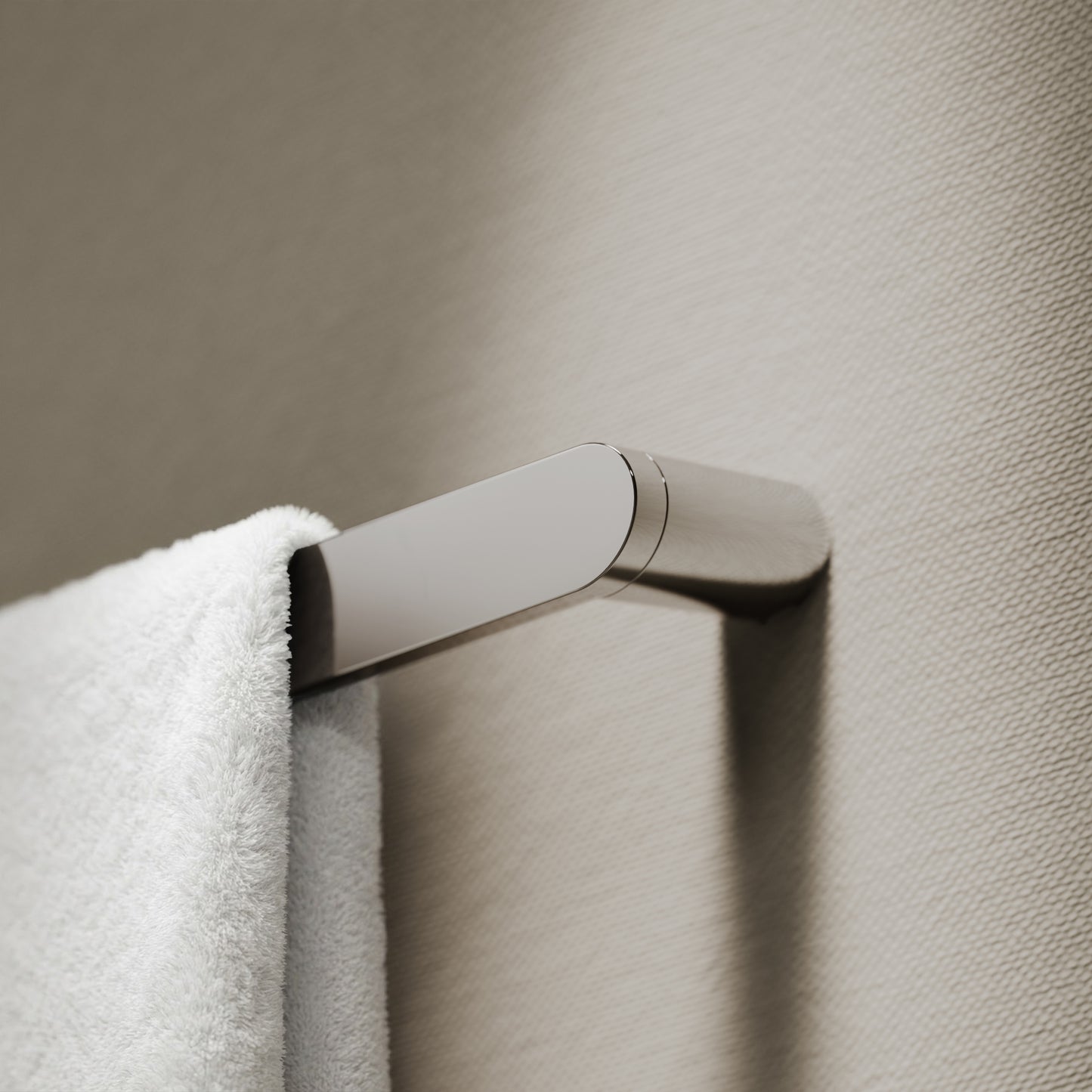 Luxe Chrome Towel Bar Rail 600mm
