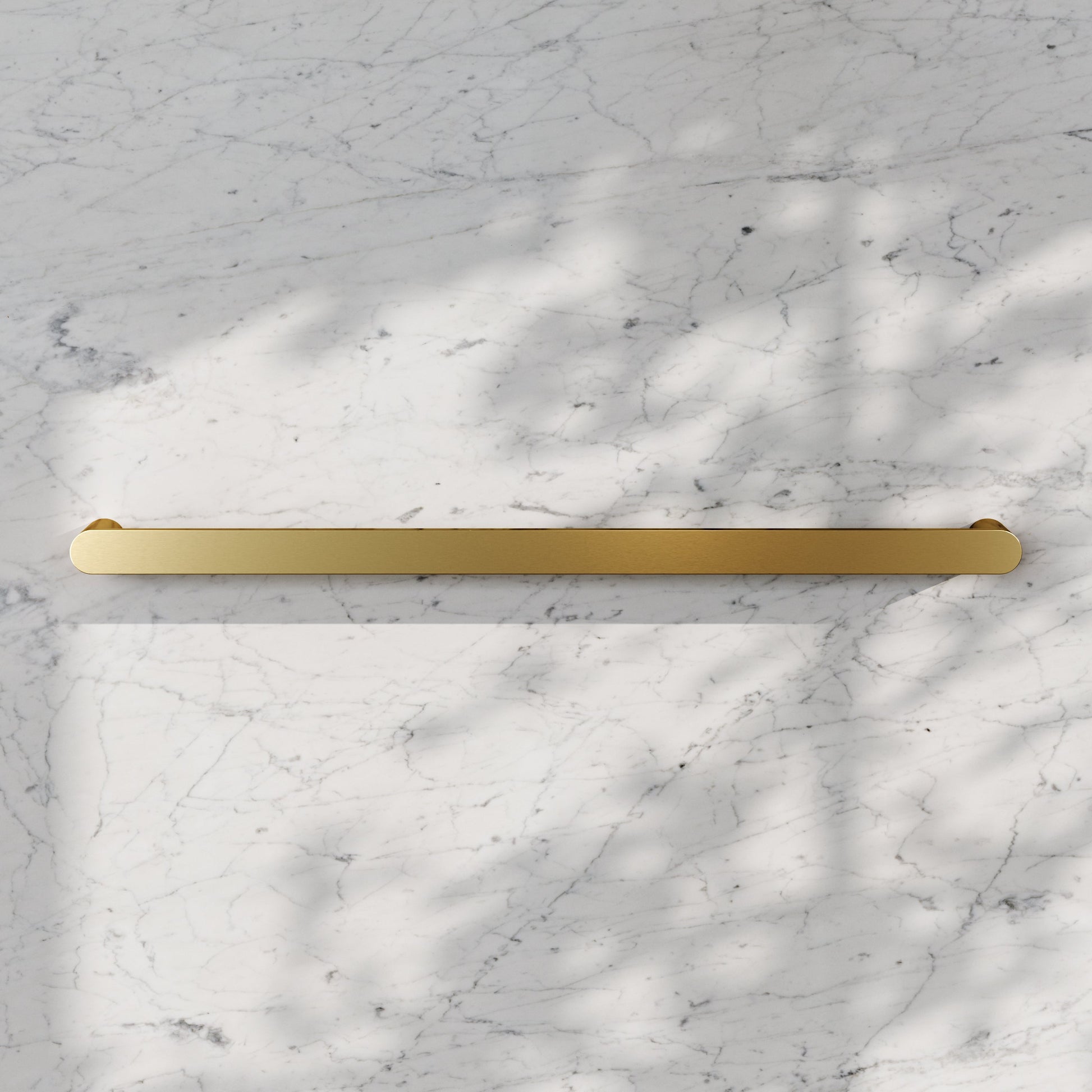 Luxe Brushed Gold Towel Bar Rail 600mm