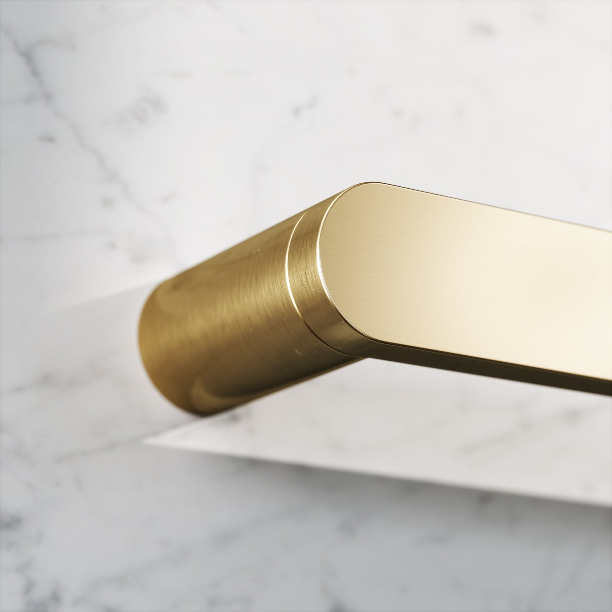 Luxe Brushed Gold Towel Bar Rail 600mm