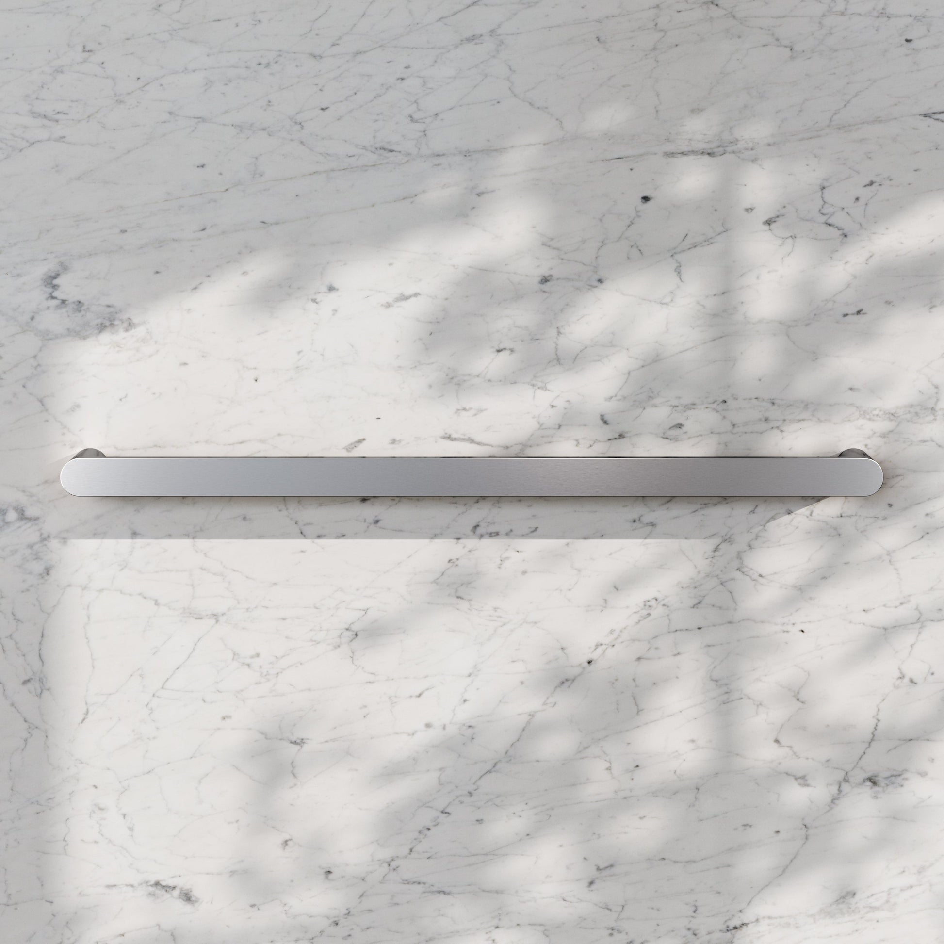 Luxe Brushed Stainless Towel Bar Rail 600mm