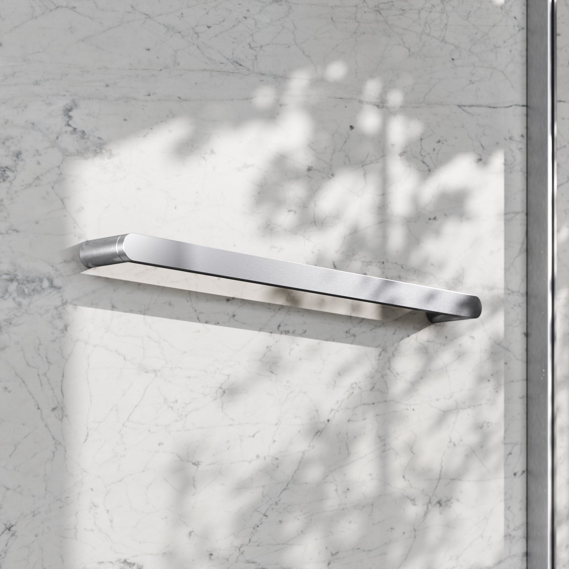 Luxe Brushed Stainless 3 Bar Towel Rail 600mm