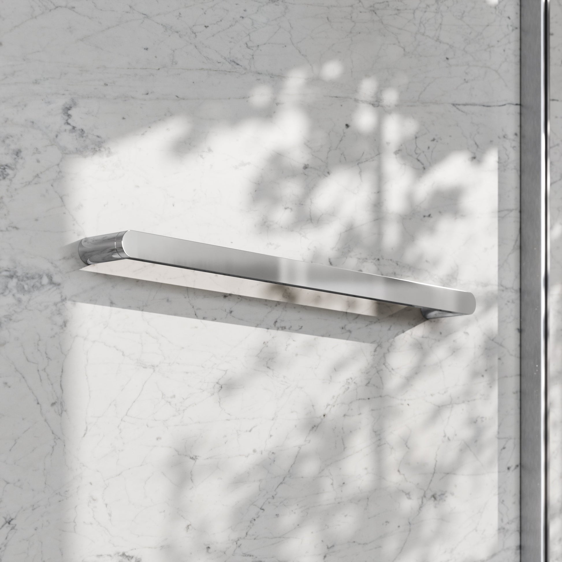 Luxe Chrome Towel Bar Rail 600mm