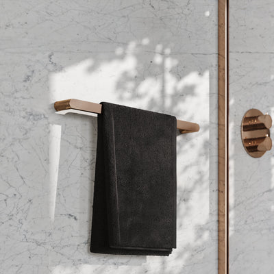 Luxe Rose Gold Towel Bar Rail 600mm