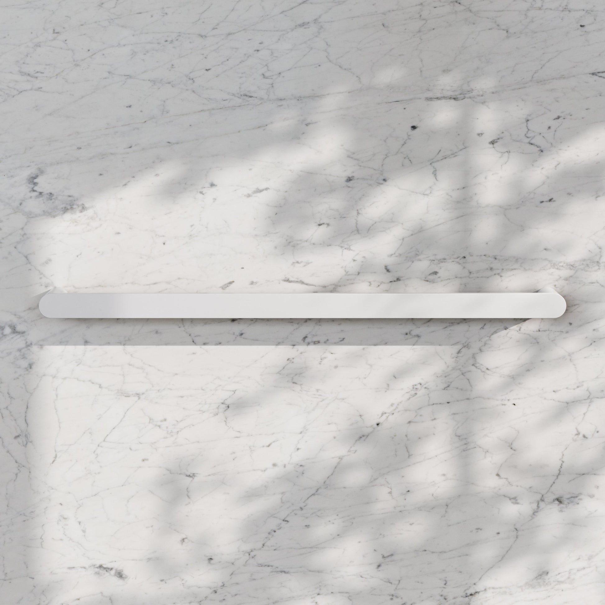 Luxe Matte White 3 Bar Towel Rail 600mm