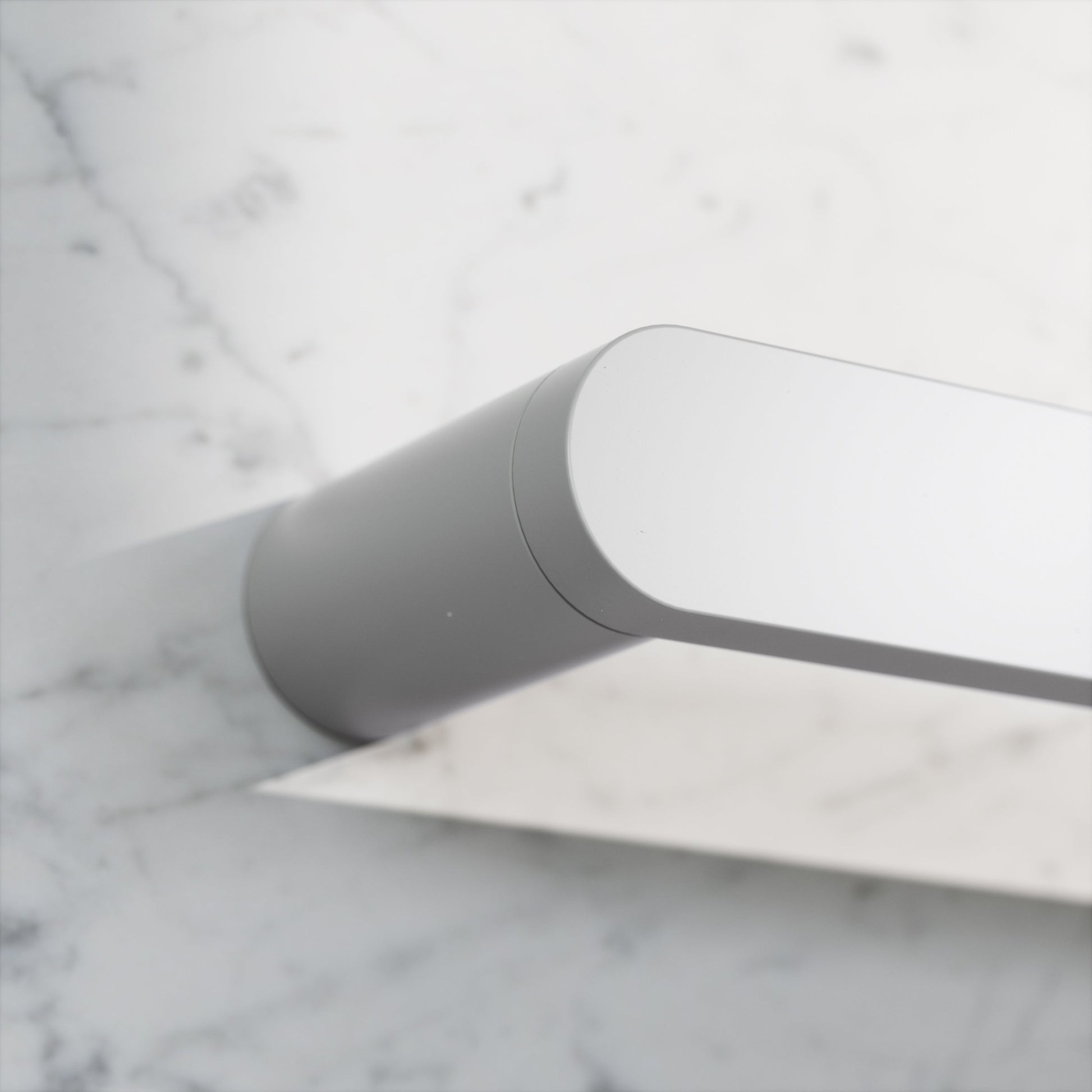 Luxe Silk Matte White Towel Bar Rail 600mm