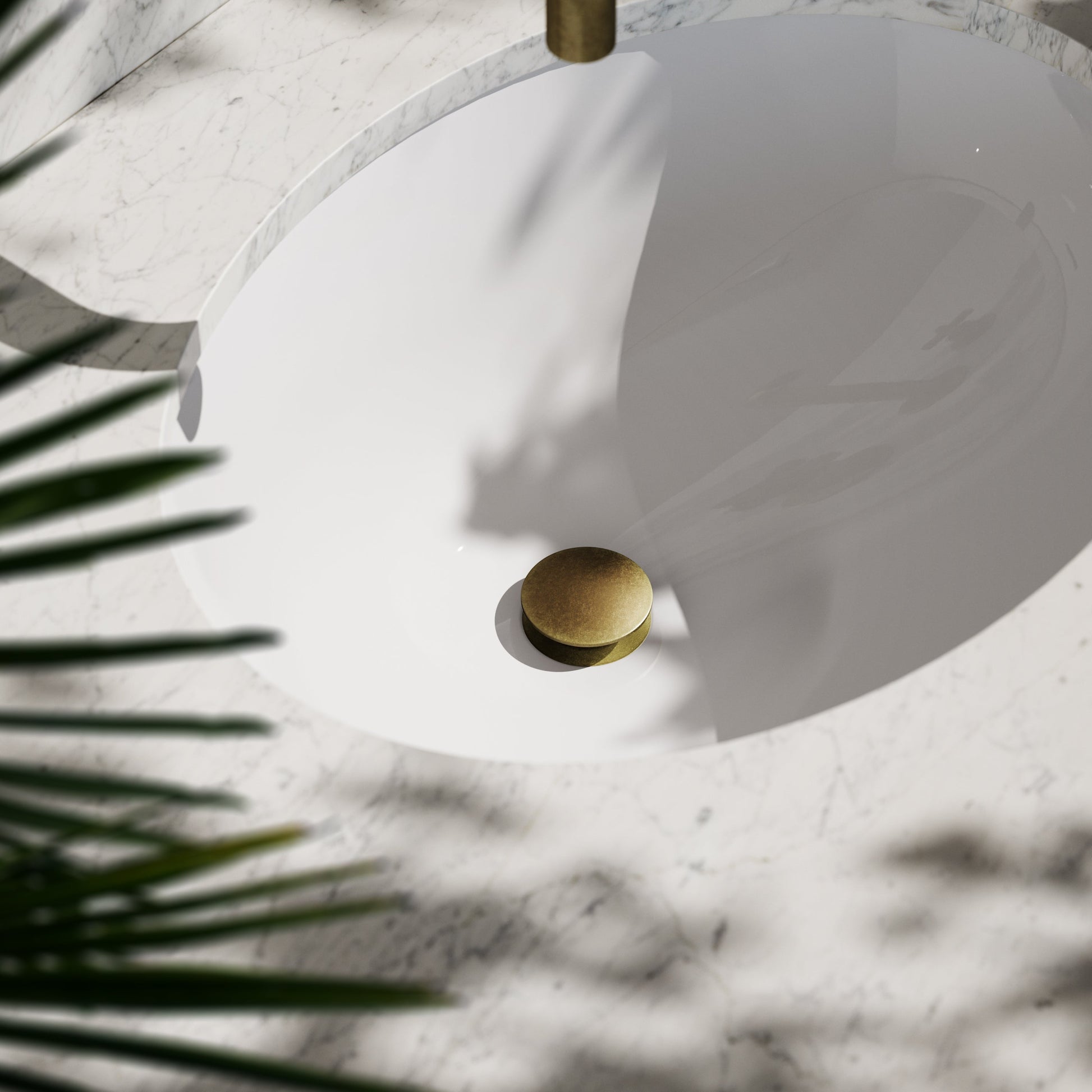 Luxe Aged Bronze Unslotted Click Clack Basin Waste