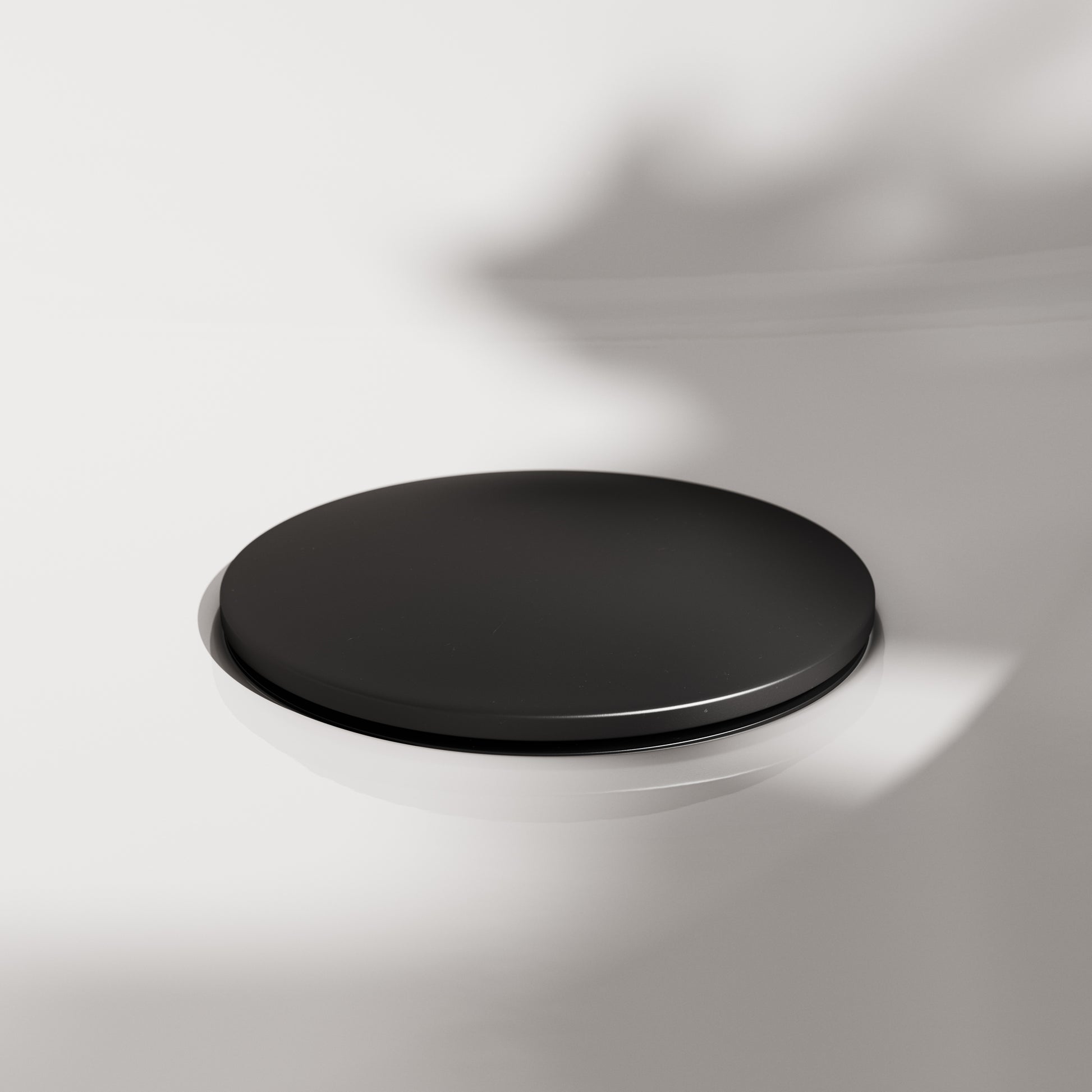 Luxe Matte Black Unslotted Click Clack Basin Waste