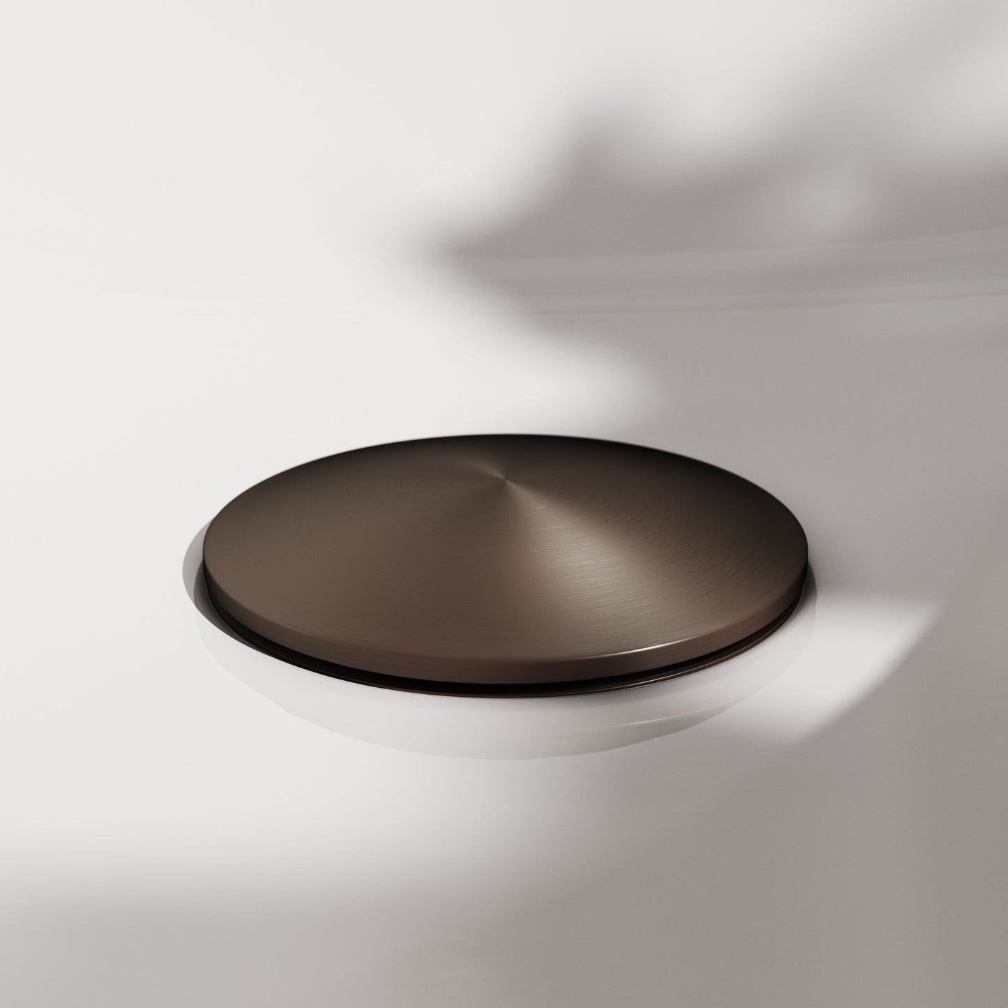Luxe Deep Bronze Unslotted Click Clack Basin Waste