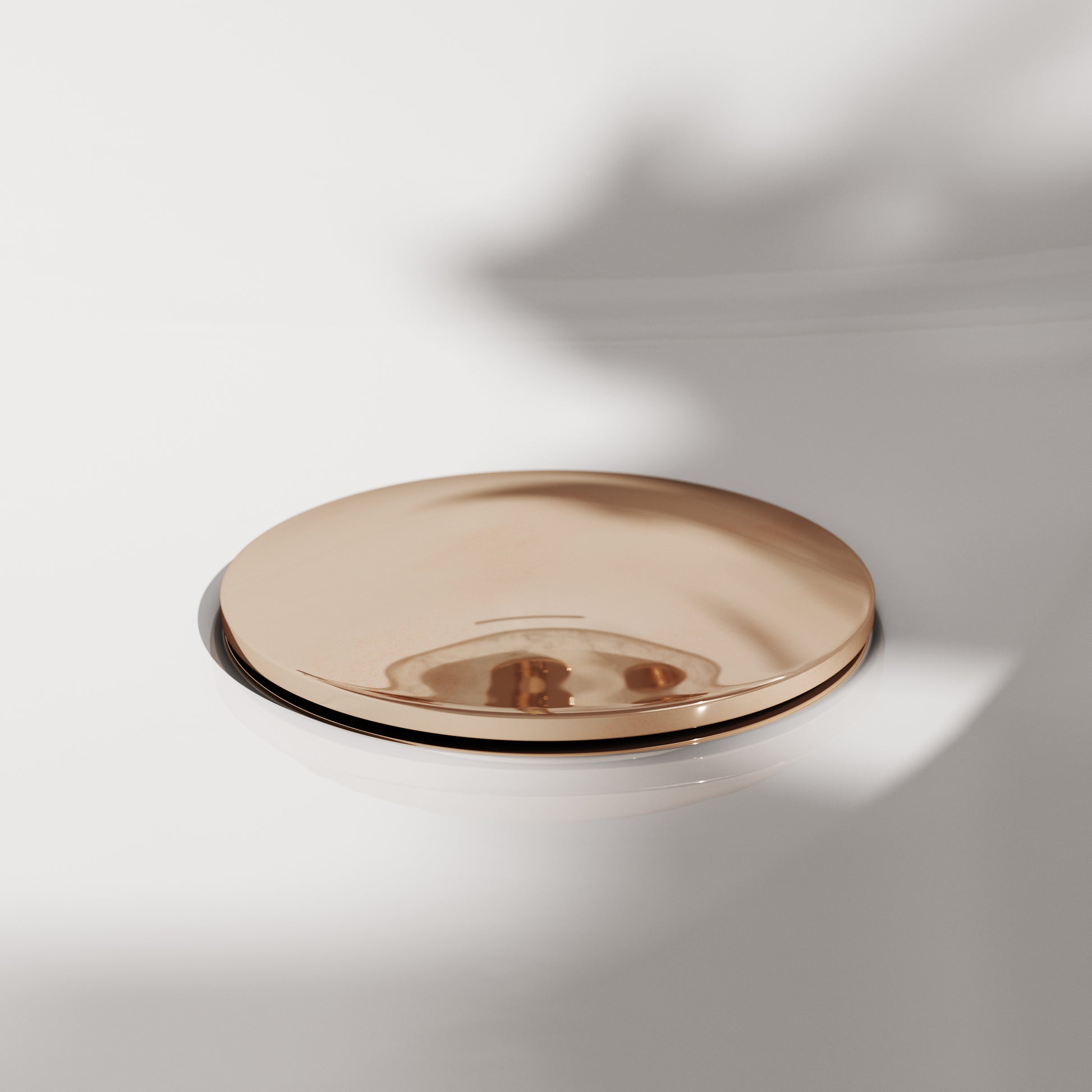 Luxe Rose Gold Unslotted Click Clack basin Waste