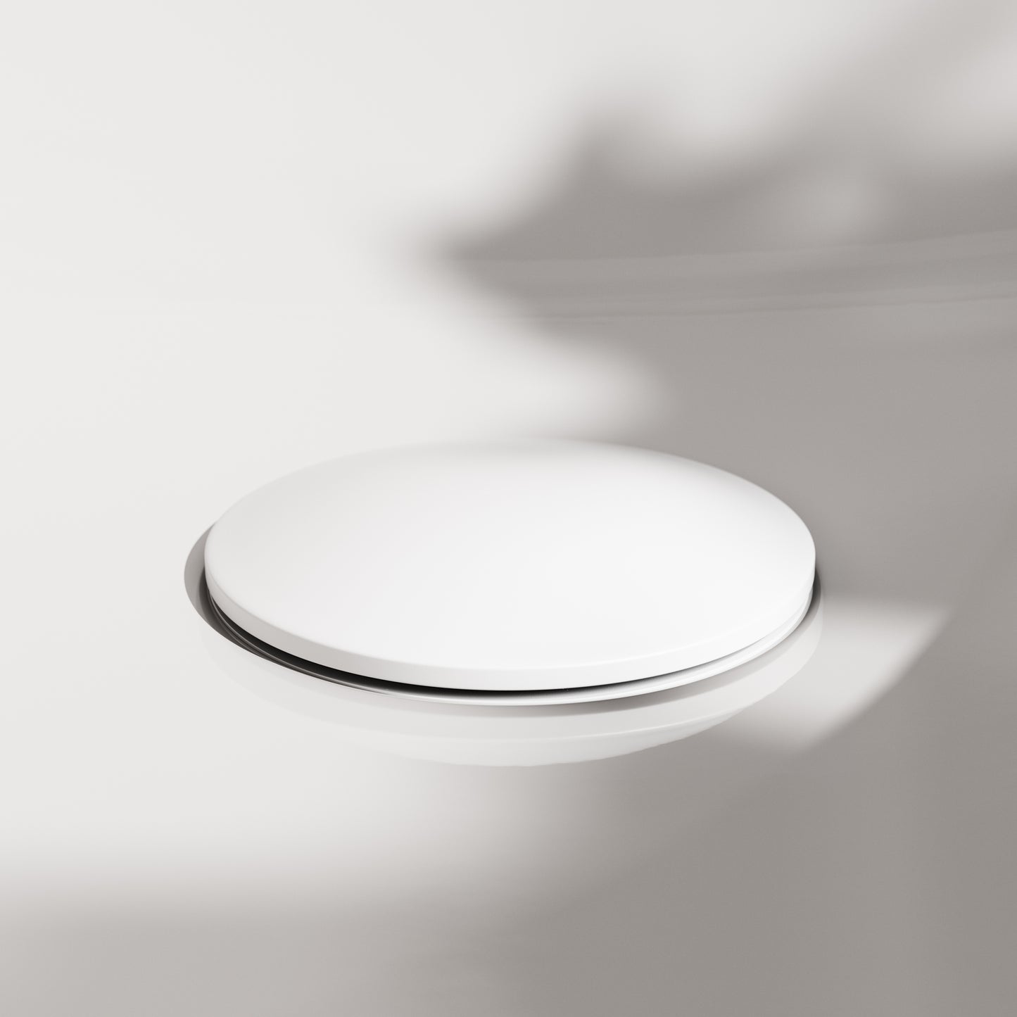 Luxe White Unslotted Click Clack Basin Waste