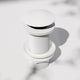 Luxe White Unslotted Click Clack Basin Waste