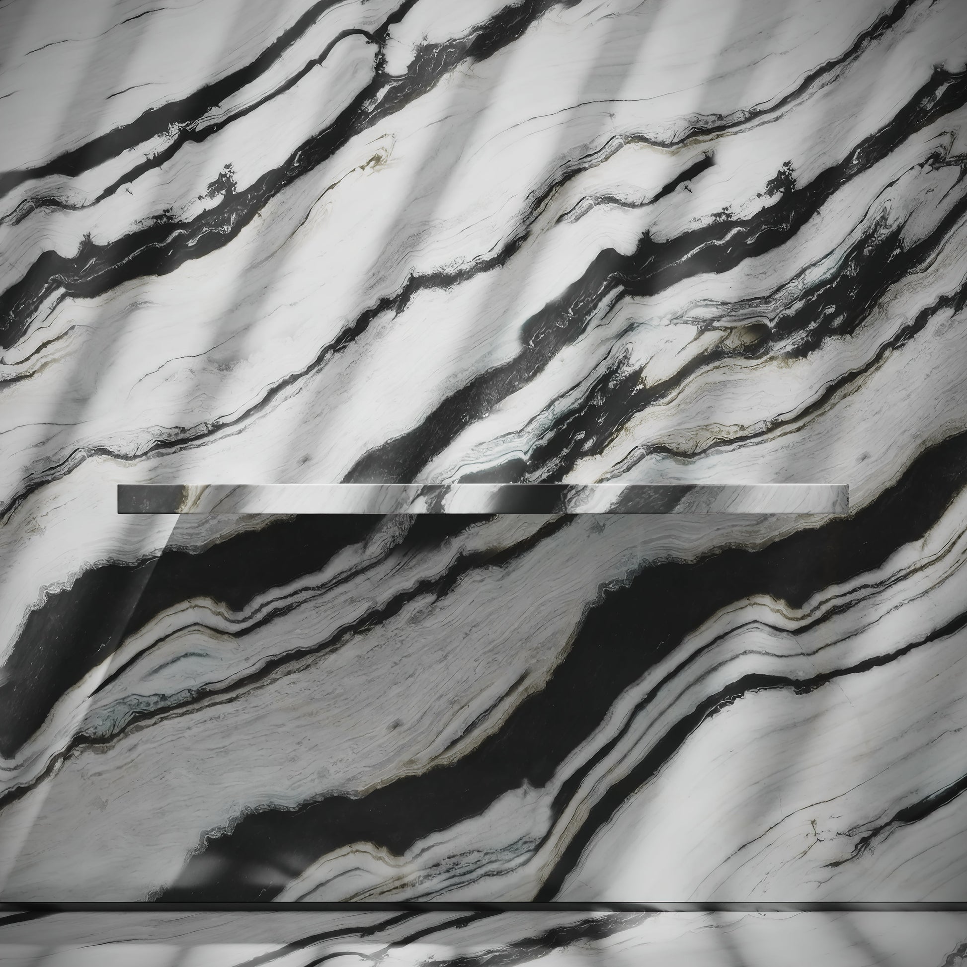 Levitare Panda Marble Ultra Thin Wall Mounted Basin 1200mm (Offset Waste)