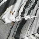 Levitare Panda Marble Ultra Thin Wall Mounted Basin 1200mm (Offset Waste)