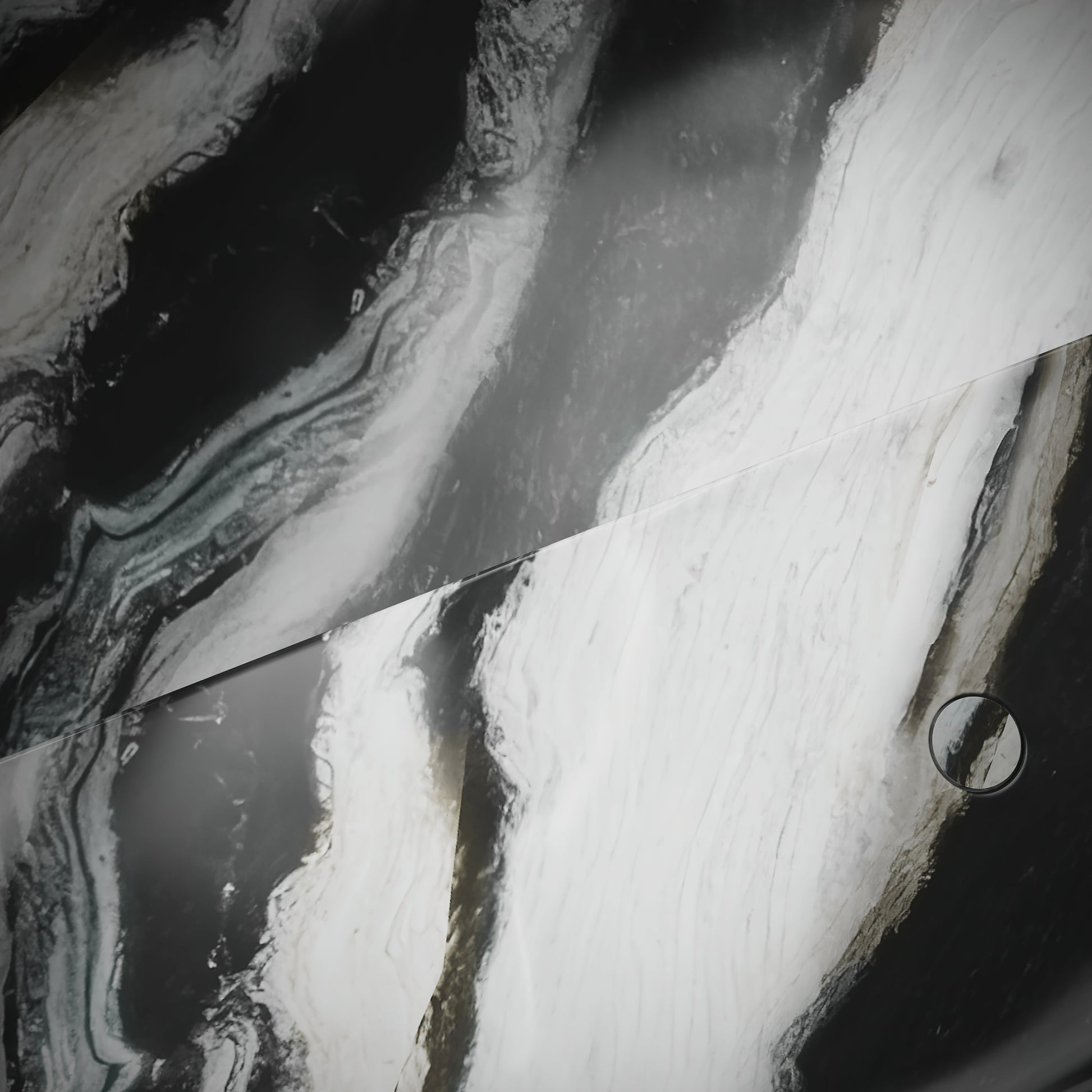 Levitare Panda Marble Ultra Thin Wall Mounted Basin 1200mm (Offset Waste)