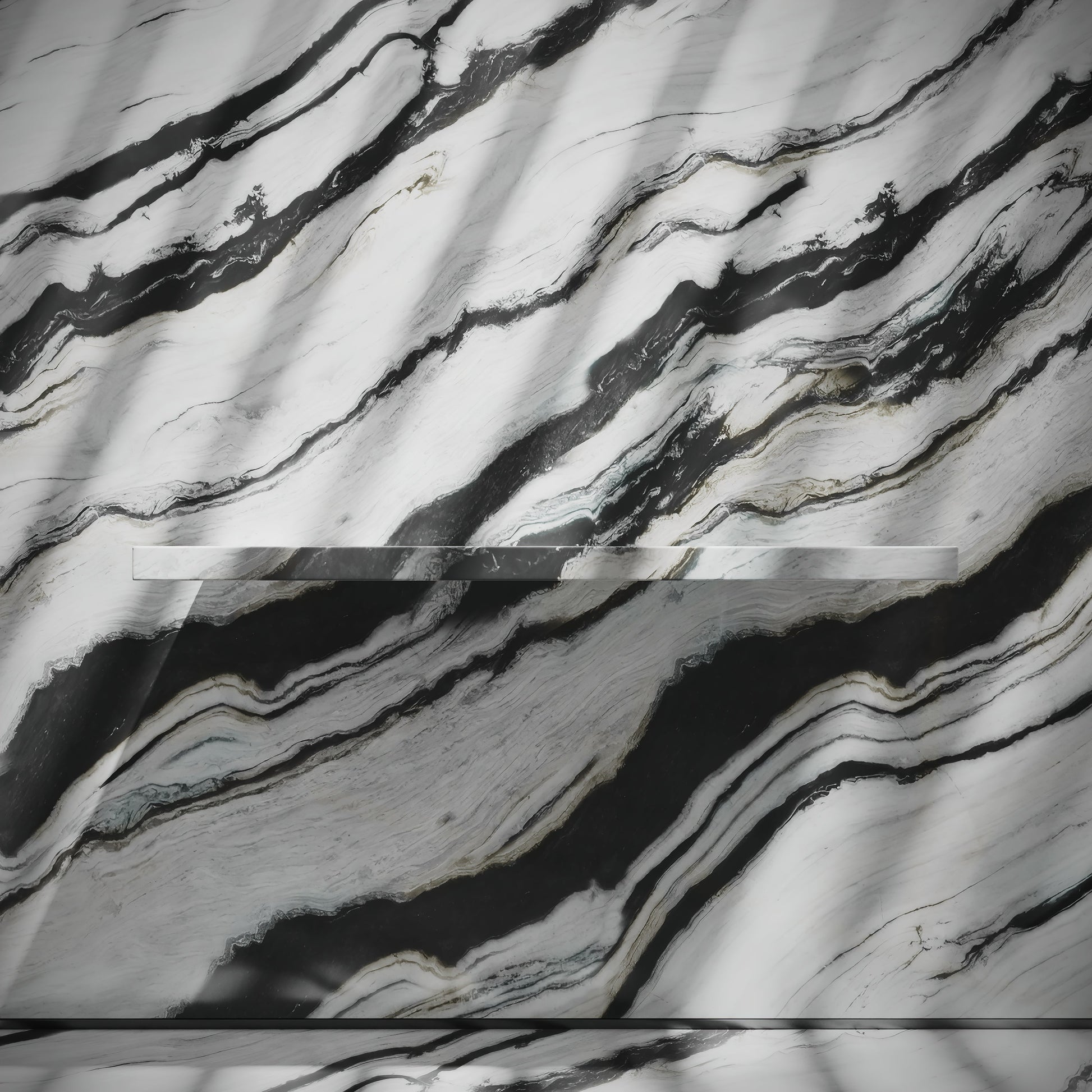 Levitare Panda Marble Ultra Thin Wall Mounted Basin 1200mm (Offset Waste)