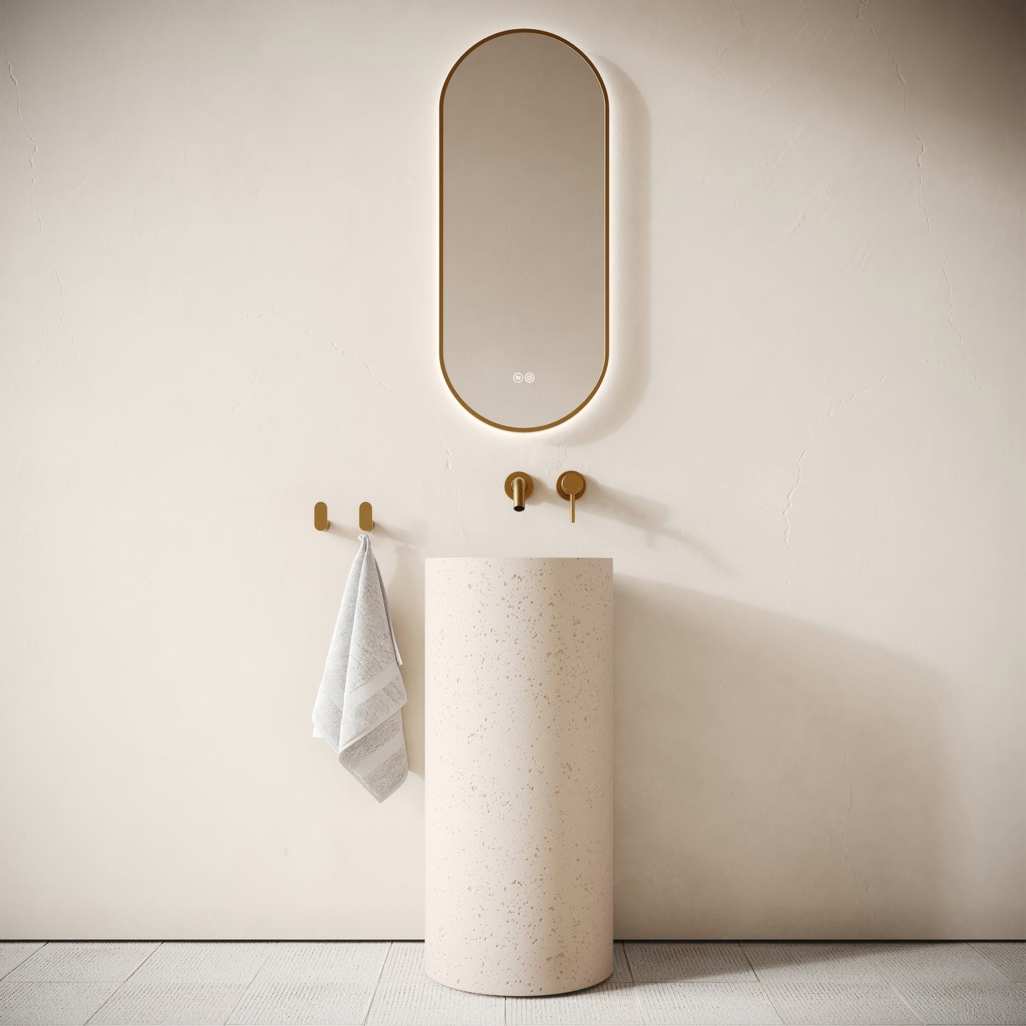 Penzance Concrete Freestanding Basin 400mm