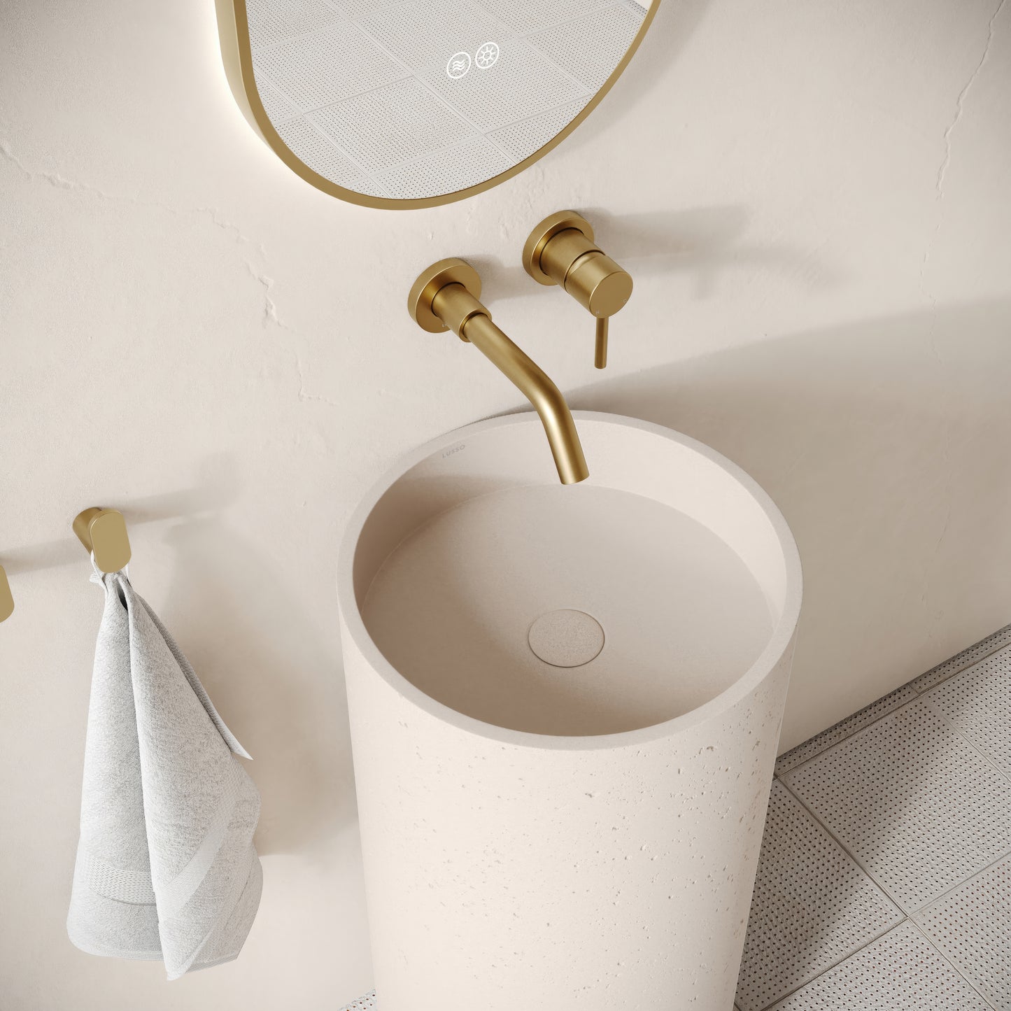 Penzance Concrete Freestanding Basin 400mm