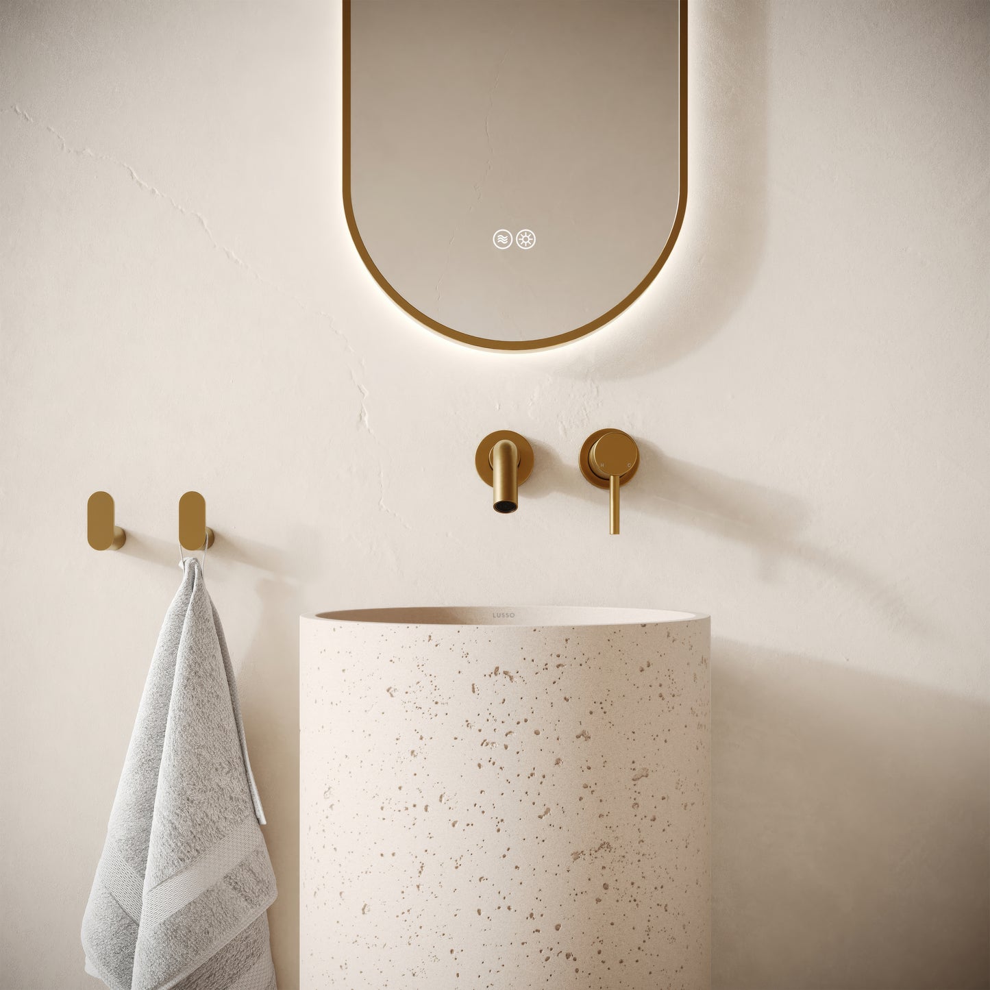 Penzance Concrete Freestanding Basin 400mm