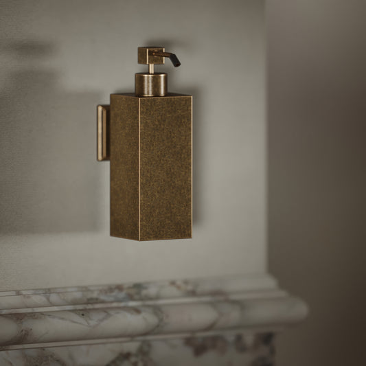 Baroque Aged Bronze Wall Mounted Soap Dispenser