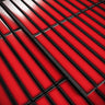 Stick Mosaic Ruby Spark Red Glazed Porcelain Tile Sample
