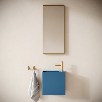 Alto Azure Concrete Wall Hung Basin 400mm