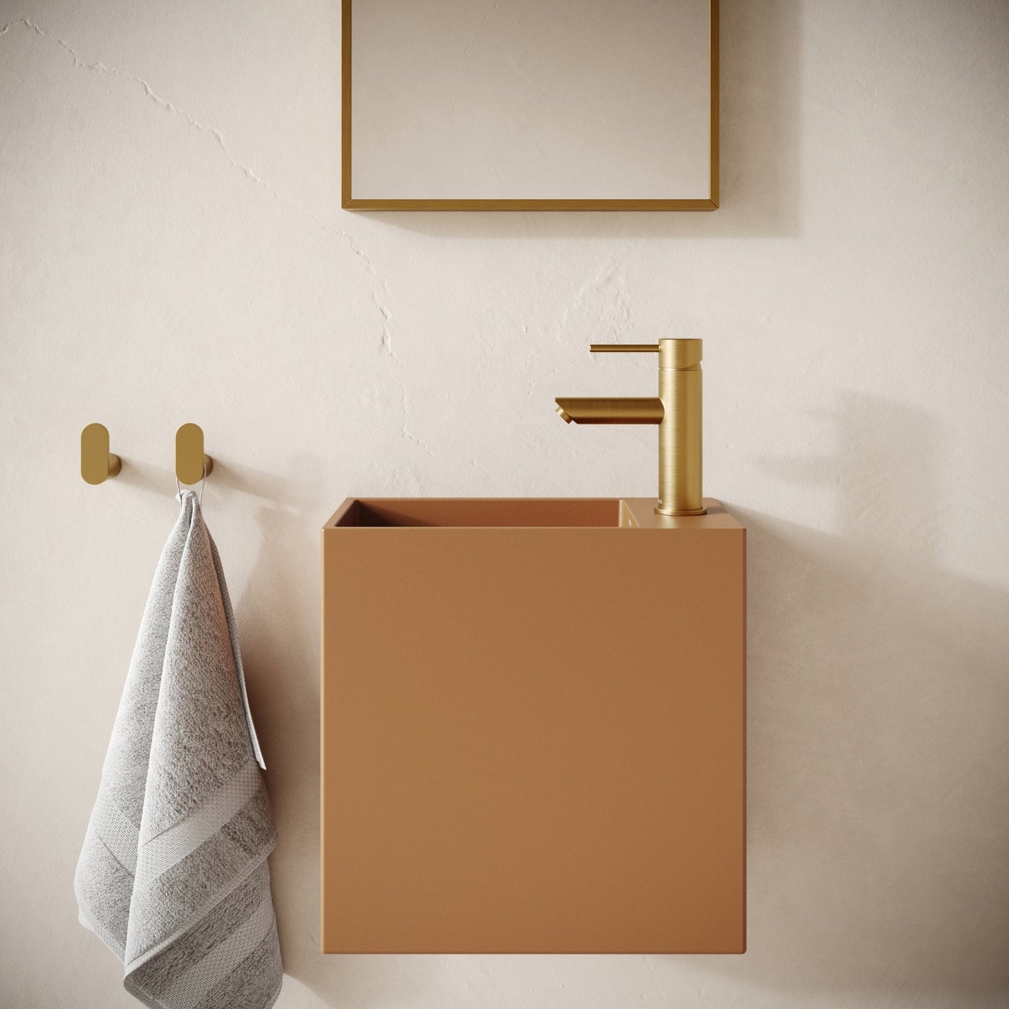 Alto Sienna Concrete Wall Hung Basin 400mm