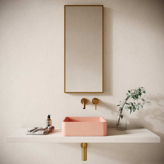 Arquadro Blush Concrete Countertop Basin 390mm